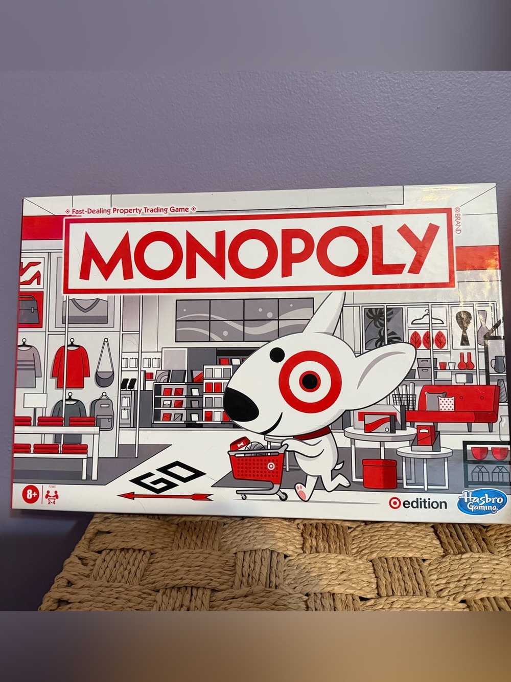 Monopoly Target Edition Board Game - Red and White 2021 Edition